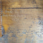 Signed Vintage Old SOLID Wood Wooden Bench Foot Stool Ottoman Plant Stand Table Chair Homemade Handmade Home Hand Made