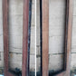 30"x79.5"x1.75" Antique Vintage Old Reclaimed Salvaged SOLID Wood Wooden Entry Door Window NO GLASS