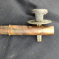 Antique Vintage Old Salvaged Reclaimed Nickel Brass Steel Metal Door Privacy Mortise Lock Lockset Bolt Barrel Tube Cylinder Latch Set