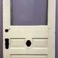 32"x79" Antique Vintage Old Reclaimed Salvaged SOLID Wood Wooden Entry Door Window Wavy Glass Lite