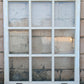 36"x42" Antique Vintage Old Salvaged Reclaimed Wood Wooden French Sash Window 9 Wavy Glass Lites