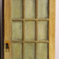 31"x83"x1.75" Antique Vintage Wooden Old Reclaimed Salvaged Interior French Door Window Beveled Glass