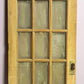 31"x83"x1.75" Antique Vintage Wooden Old Reclaimed Salvaged Interior French Door Window Beveled Glass