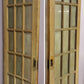 31"x83"x1.75" Antique Vintage Wooden Old Reclaimed Salvaged Interior French Door Window Beveled Glass