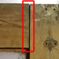 31"x83"x1.75" Antique Vintage Wooden Old Reclaimed Salvaged Interior French Door Window Beveled Glass