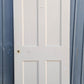 32"x82"Antique 1906 Vintage Old Reclaimed Salvaged Victorian Interior SOLID Wood Wooden Door 4 Recessed Flat Panels