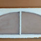 32"x17" Antique Vintage Old Reclaimed Salvaged SOLID Wood Wooden Sash Window 2 Arched Glass Lites Panes
