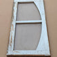 32"x17" Antique Vintage Old Reclaimed Salvaged SOLID Wood Wooden Sash Window 2 Arched Glass Lites Panes