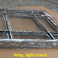 21"x23.5" Antique Vintage Old Reclaimed Salvaged Wood Wooden Sash Mission Style Window 9 Glass Lites Panes