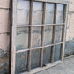 34"x31" Antique Vintage Old Reclaimed Salvaged SOLID Wood Wooden Sash Window 12 Wavy Glass Lites Panes
