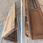 2 available Pair 35.5"x37.5" Antique Vintage Old SOLID Wood Wooden Bifold Window Shutter Plantation Style Adjustable Louvers Panels