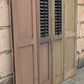 2 available Pair 35.5"x39.5" Antique Vintage Old SOLID Wood Wooden Bifold Window Shutter Plantation Style Adjustable Louvers Panels