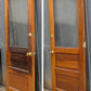 32"x79"x1.75" Vintage MCM Antique Old Reclaimed Salvaged SOLID Wood Wooden Entry Exterior Back Side Office School Door 2 Raised Panels Single Window Glass Lite Pane