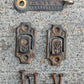 Antique Vintage Old Salvaged Reclaimed Eastlake Victorian SOLID Cast Bronze Shutter Latch Lock Hardware