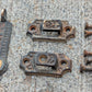 Antique Vintage Old Salvaged Reclaimed Eastlake Victorian SOLID Cast Bronze Shutter Latch Lock Hardware