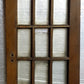30"x82.5"x2" Antique Vintage Old Reclaimed Salvaged Wood Wooden Exterior French Door Window Glass