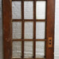 32"x79.5"x1.75" Antique Vintage Old Reclaimed Salvaged Wood Wooden Exterior French Door Window Glass
