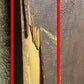 32"x79.5"x1.75" Antique Vintage Old Reclaimed Salvaged Wood Wooden Exterior French Door Window Glass