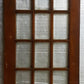 29x84"x1.75" Antique Vintage Old Reclaimed Salvaged Wood Wooden Exterior French Door Window Glass