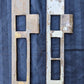 9 available Antique Vintage Old Salvaged Reclaimed SOLID Cast Bronze Entry Exterior Commercial Door Strike Striker Receiver Catch Plates