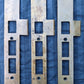 9 available Antique Vintage Old Salvaged Reclaimed SOLID Cast Bronze Entry Exterior Commercial Door Strike Striker Receiver Catch Plates