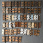 17 available CLEAN Pair 3.5"x3.5" Antique Vintage Old Reclaimed Salvaged Copper Steel Interior Door Hinges
