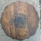 Antique Vintage Old Victorian Walnut SOLID Wood Wooden Claw Talon Glass Ball Side End Accent Foyer Sofa Table