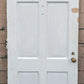 35.5"x83"x1.75" Vintage Antique Old Reclaimed Salvaged SOLID Wooden Entry Exterior Front Door Window Leaded Glass Hardware