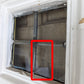 35.5"x83"x1.75" Vintage Antique Old Reclaimed Salvaged SOLID Wooden Entry Exterior Front Door Window Leaded Glass Hardware