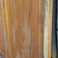 30"x75.5" Pair of Vintage Antique Old Mid Century Solid Wood Wooden Interior Closet Pantry Doors Bi-Fold Bifold Stained Etched Frosted Glass