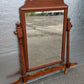 21"x32" Antique Vintage Old SOLID Maple Wood Wooden Swivel Dresser Vanity Wall Mirror Glass