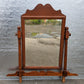 21"x32" Antique Vintage Old SOLID Maple Wood Wooden Swivel Dresser Vanity Wall Mirror Glass