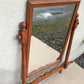 21"x32" Antique Vintage Old SOLID Maple Wood Wooden Swivel Dresser Vanity Wall Mirror Glass