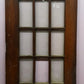 30"x80"x1.75" Antique Vintage Wooden Exterior French Door Window Beveled Glass
