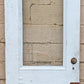 32"x83"x1.75" Antique Vintage Old Reclaimed Salvaged SOLID Wood Wooden Entry Front Back Side Door Window Beveled Glass Single Panel