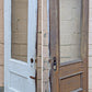 32"x83"x1.75" Antique Vintage Old Reclaimed Salvaged SOLID Wood Wooden Entry Front Back Side Door Window Beveled Glass Single Panel