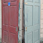 39"x80"x2" Antique Vintage Old Reclaimed Salvaged Victorian Style Exterior Entry Front Side SOLID Wood Wooden Door 6 Raised Panels