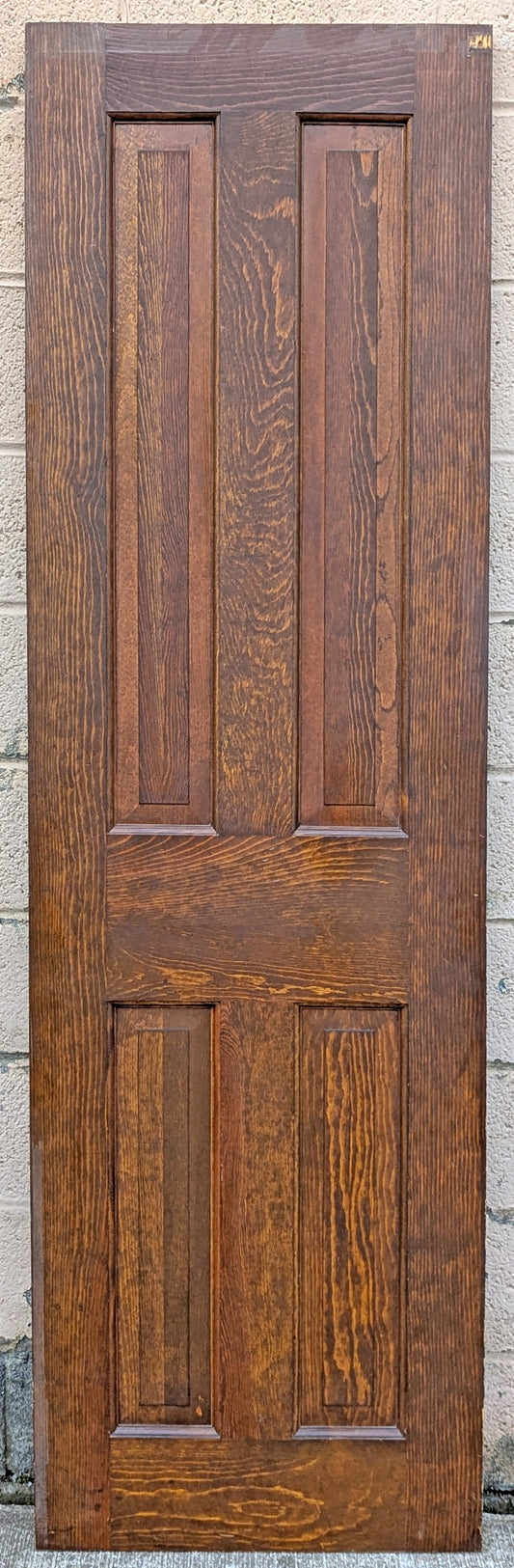 3 available 23.5"x79" Vintage Antique Old Reclaimed Salvaged Victorian SOLID Wood Wooden Interior Door 4 Panels