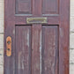 32"x80"x1.75" Vintage Antique Old Reclaimed Salvaged SOLID Wood Wooden Exterior Entry Door 4 Arched Fan Windows Colonial Style