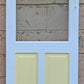 21.5"x56.5"x1" Antique Vintage Old Salvaged Reclaimed SOLID Wood Wooden Cabinet Cupboard Pantry Wooden Door 2 Panels Window Glass