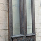 Pair of 55.5"x112"x2.5" Antique Vintage Old Reclaimed Salvaged SOLID Wood Wooden Victorian Eastlake Exterior Entry Doors Lite Window Glass Carvings Carved Panels