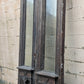 Pair of 55.5"x112"x2.5" Antique Vintage Old Reclaimed Salvaged SOLID Wood Wooden Victorian Eastlake Exterior Entry Doors Lite Window Glass Carvings Carved Panels