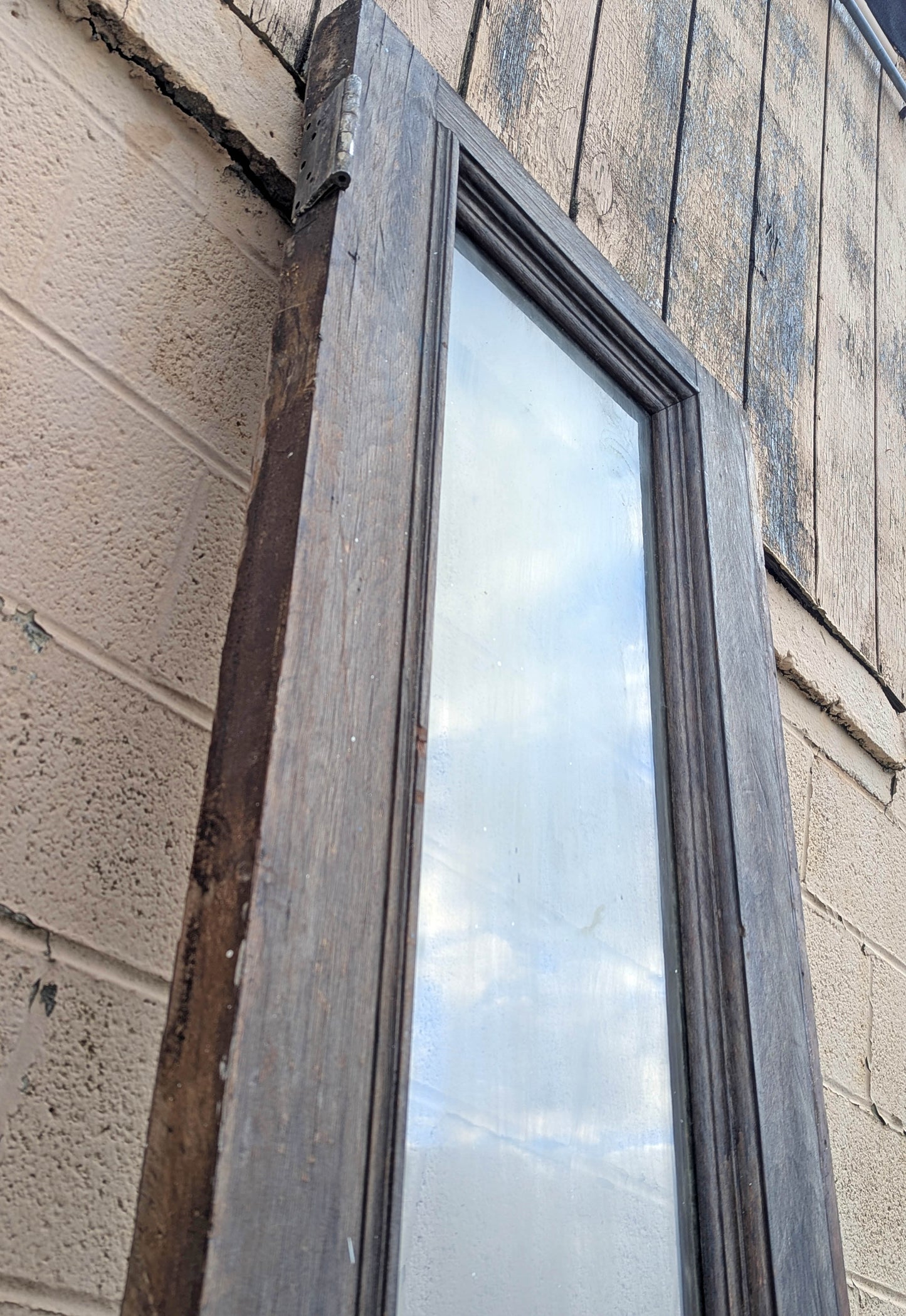 Pair of 55.5"x112"x2.5" Antique Vintage Old Reclaimed Salvaged SOLID Wood Wooden Victorian Eastlake Exterior Entry Doors Lite Window Glass Carvings Carved Panels