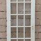 2 available 32"x78" Antique Vintage Old Reclaimed Salvaged Wood Wooden Interior French Door 15 Windows Pane Lite