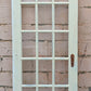 2 available 32"x78" Antique Vintage Old Reclaimed Salvaged Wood Wooden Interior French Door 15 Windows Pane Lite