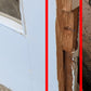 40"x79" Pair Antique Vintage Old Reclaimed Salvaged French Double Interior Wood Wooden Doors 20 Windows Glass