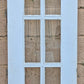 40"x79" Pair Antique Vintage Old Reclaimed Salvaged French Double Interior Wood Wooden Doors 20 Windows Glass
