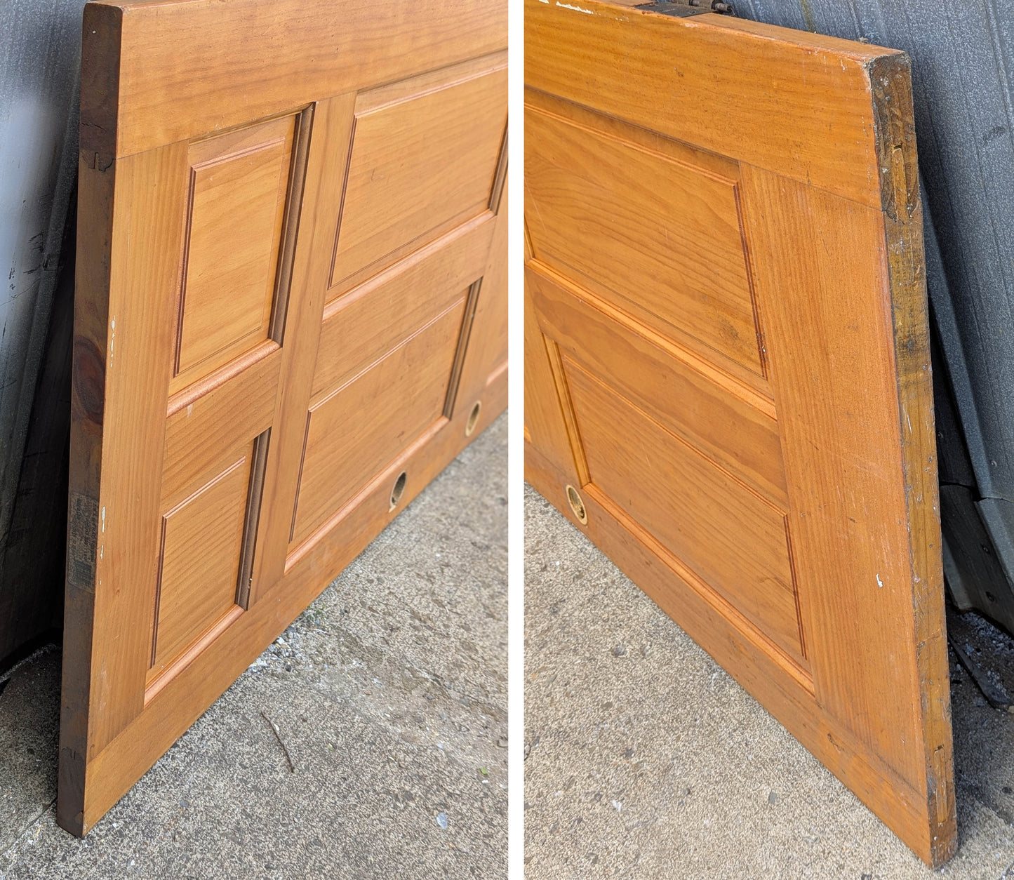 32"x79" Vintage Antique Old Reclaimed Salvaged Colonial Style Interior SOLID Wood Wooden Door 6 Raised Panels (Copy)
