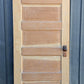 2 available 30"x77.5" STRIPPED Antique Vintage Old Reclaimed Salvaged Interior SOLID Wood Wooden Room Doors 5 Raised Ladder Panels Hardware Lockset