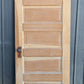 2 available 30"x77.5" STRIPPED Antique Vintage Old Reclaimed Salvaged Interior SOLID Wood Wooden Room Doors 5 Raised Ladder Panels Hardware Lockset